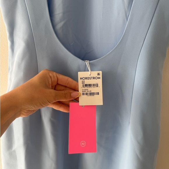 AMANDA UPRICHARD NWT Marbella Maxi Dress in Baby Blue S - Picture 8 of 8